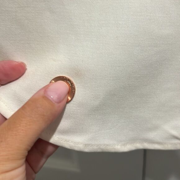 3.1 Phillip Lim Off White Silk Top, Size 0 - Picture 2 of 14